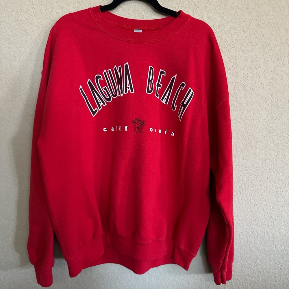 Laguna Beach California Graphic Crewneck Sweatshirt — XL — Great Condition